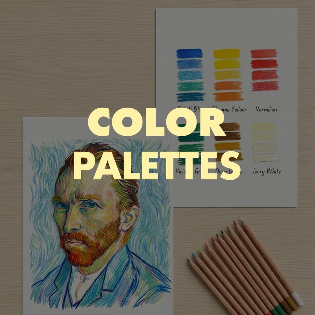 Color Palettes of the 10 Most Famous Artists